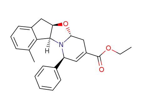 5-methyl-4-phenyl-1,9,9a,10a-tetrahydro-4<i>H</i>,4b<i>H</i>-10-oxa-4a-aza-indeno[1,2-<i>a</i>]indene-2-carboxylic acid ethyl ester
