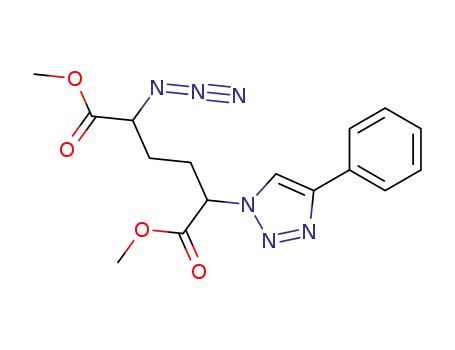 2-azido-5-(4-phenyl-[1,2,3]triazol-1-yl)-hexanedioic acid dimethyl ester