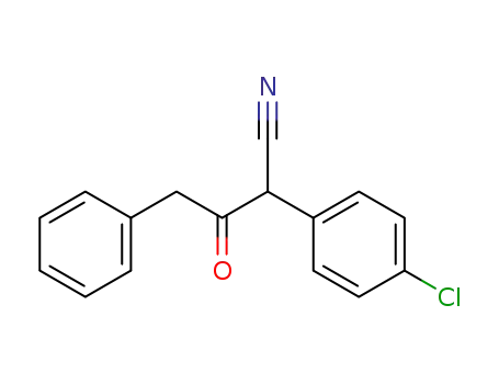 Benzenebutanenitrile, a-(4-chlorophenyl)-b-oxo-