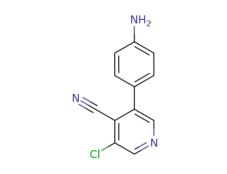 4-Pyridinecarbonitrile,  3-(4-aminophenyl)-5-chloro-