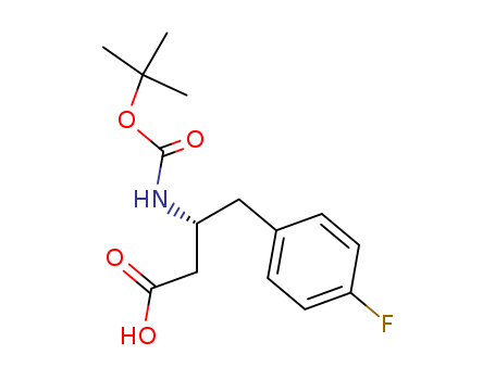 BOC-(R)-3-AMINO-4- (4-FLUORO-PHENYL)-BUTYRIC ACID CAS 218609-00-8