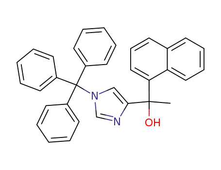 1H-Imidazole-4-methanol,
a-methyl-a-1-naphthalenyl-1-(triphenylmethyl)-