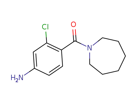 Molecular Structure of 524955-73-5 (4-(azepan-1-ylcarbonyl)-3-chloroaniline)