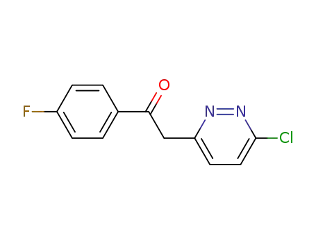 Ethanone, 2-(6-chloro-3-pyridazinyl)-1-(4-fluorophenyl)-
