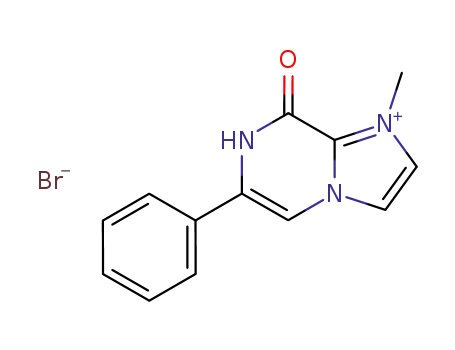 Imidazo[1,2-a]pyrazinium, 2,3,7,8-tetrahydro-1-methyl-8-oxo-6-phenyl-,
bromide