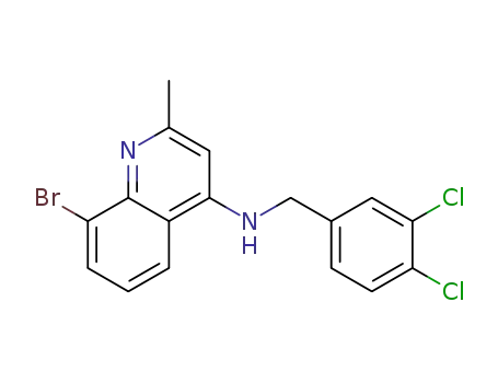 (8-bromo-2-methylquinolin-4-yl)-(3,4-dichlorobenzyl)-amine