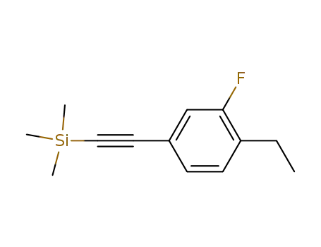 Silane, [(4-ethyl-3-fluorophenyl)ethynyl]trimethyl- (9CI)