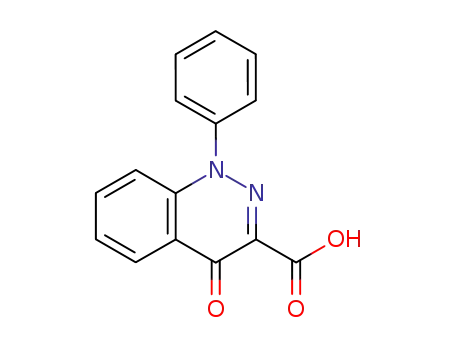 Molecular Structure of 734-80-5 (3-Cinnolinecarboxylic acid, 1,4-dihydro-4-oxo-1-phenyl-)