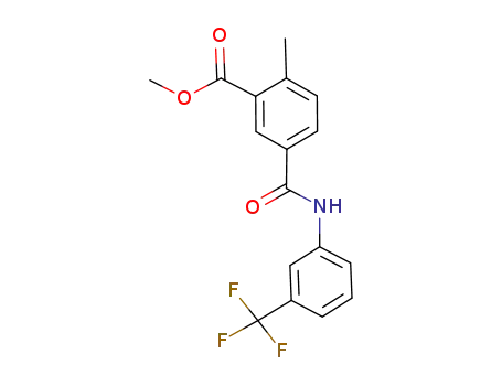 methyl 2-methyl-5-((3-(trifluoromethyl)phenyl)carbamoyl)benzoate