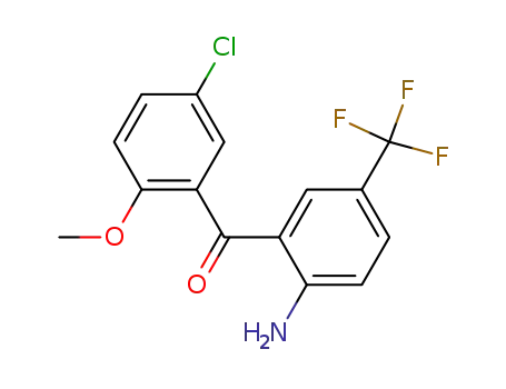 Methanone,
[2-amino-5-(trifluoromethyl)phenyl](5-chloro-2-methoxyphenyl)-