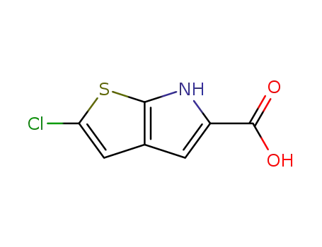 6H-Thieno[2,3-b]pyrrole-5-carboxylic acid, 2-chloro-
