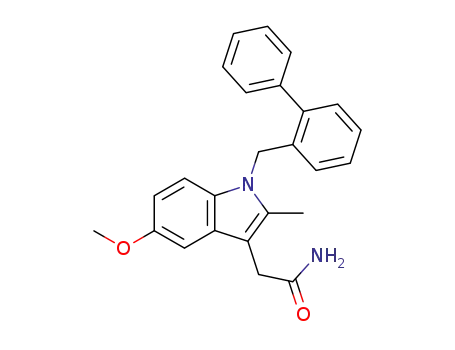 1H-Indole-3-acetamide,
1-([1,1'-biphenyl]-2-ylmethyl)-5-methoxy-2-methyl-