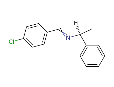 Benzenemethanamine,N-[(4-chlorophenyl)methylene]-a-methyl-, (aS)-