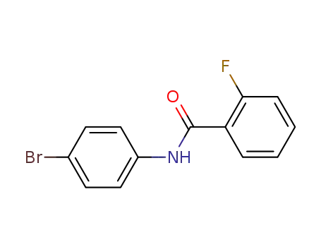 Molecular Structure of 96980-62-0 (N-(4-bromophenyl)-2-fluorobenzamide)