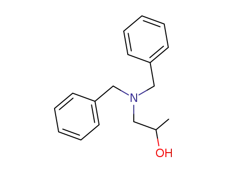 Molecular Structure of 93723-61-6 (1-[bis(phenylmethyl)amino]-2-Propanol)