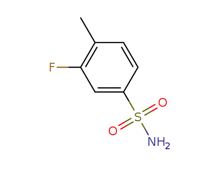 Molecular Structure of 329909-29-7 (3-FLUORO-4-METHYLBENZENESULFONAMID&)