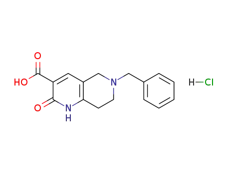 6-benzyl-2-oxo-1,2,5,6,7,8-hexahydro-1,6-naphthyridine-3-carboxylic acid hydrochloride