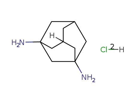 Molecular Structure of 26562-81-2 (1,3-ADAMANTANEDIAMINE DIHYDROCHLORIDE)