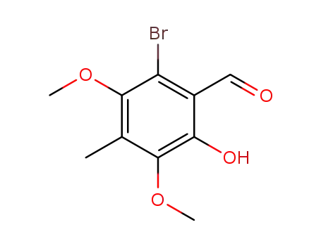 2-bromo-6-hydroxy-3,5-dimethoxy-4-methyl-benzaldehyde