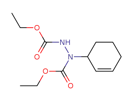 Molecular Structure of 17833-25-9 (Diethyl 1-(2-cyclohexen-1-yl)-1,2-hydrazinedicarboxylate)