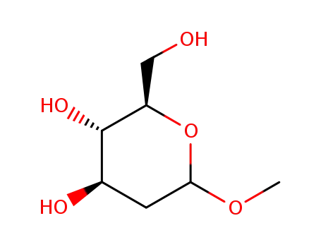 Molecular Structure of 160400-66-8 (methyl 2-deoxy-D-arabinopyranoside)