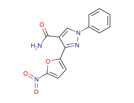 3-(5-Nitrofuran-2-yl)-1-phenyl-1H-pyrazole-4-carboxamide