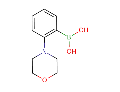 Molecular Structure of 933052-52-9 (2-(MORPHOLINO)PHENYLBORONIC ACID)