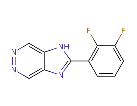 2-(2,3-difluoro-phenyl)-1H-imidazo[4,5-d]pyridazine