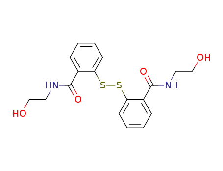 N-(2-hydroxyethyl)-2-[2-(2-hydroxyethylcarbamoyl)phenyl]disulfanyl-benzamide