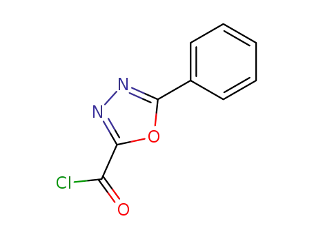 Molecular Structure of 98591-60-7 (5-PHENYL-1,3,4-OXADIAZOLE-2-CARBONYL CHLORIDE)