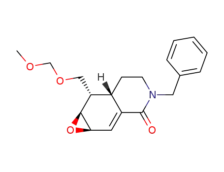 (4aR<sup>*</sup>,5S<sup>*</sup>,6S<sup>*</sup>,7R<sup>*</sup>)-2-benzyl-3,4,4a,5,6,7-hexahydro-5-((methoxymethoxy)methyl)-6,7-oxy-1(2H)-isoquinolone
