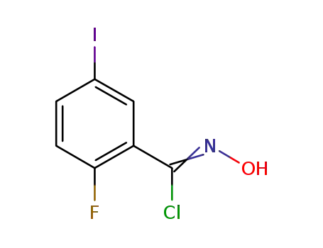2-fluoro-5-iodobenzoyl chloride oxime