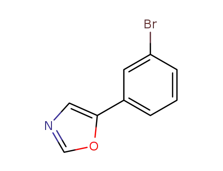 Molecular Structure of 243455-57-4 (5-(3-BROMOPHENYL)-1,3-OXAZOLE)