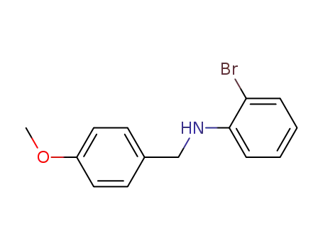 2-브로모-N-(4-메톡시벤질)아닐린, 97%