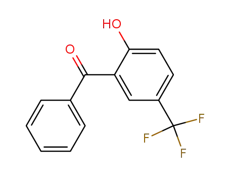 Molecular Structure of 72083-16-0 (Methanone, [2-hydroxy-5-(trifluoromethyl)phenyl]phenyl-)