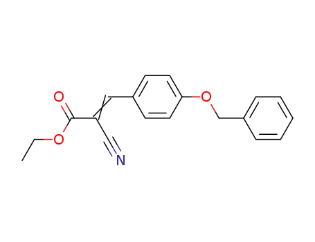 2-Propenoic acid, 2-cyano-3-[4-(phenylmethoxy)phenyl]-, ethyl ester
