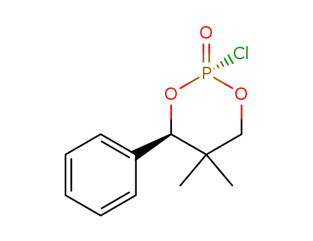 Molecular Structure of 148616-42-6 ((-)-(R)-2-chloro-2-oxo-5,5-dimethyl-4-(R)-phenyl-1,3,2-dioxaphosphorinane)