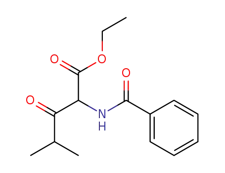 2-benzoylamino-4-methyl-3-oxo-pentanoic acid ethyl ester