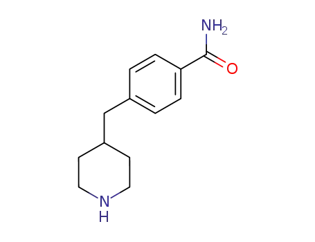 Molecular Structure of 333795-12-3 (4-(4-PIPERIDINYLMETHYL)BENZAMIDE)