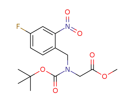 methyl 2-(((3-nitropyridin-2-yl)methyl)amino)acetate