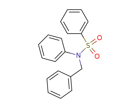 Molecular Structure of 1096-43-1 (N-benzyl-N-phenylbenzenesulfonamide)