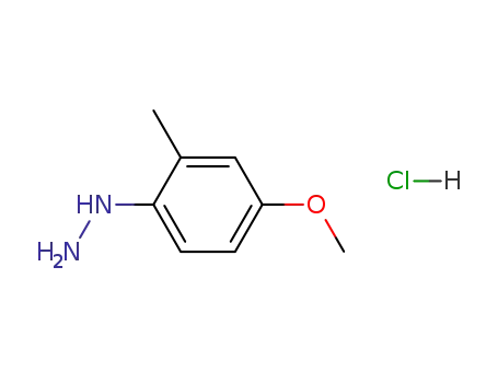 Molecular Structure of 93048-16-9 (4-METHOXY-2-METHYLPHENYLHYDRAZINE HYDROCHLORIDE)