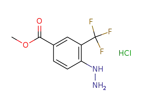 methyl 4-hydrazino-3-trifluoromethyl-benzoate hydrochloride