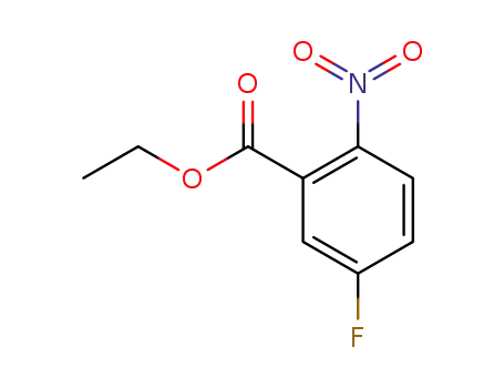 Molecular Structure of 364-51-2 (5-FLUORO-2-NITROBENZOIC ACID ETHYL ESTER)