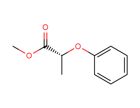 Molecular Structure of 115880-50-7 (Propanoic acid, 2-phenoxy-, methyl ester, (R)-)