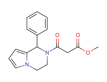 3-oxo-3-(1-phenyl-3,4-dihydropyrrolo[1,2-a]pyrazin-2(1H)-yl)propanoic acid methyl ester