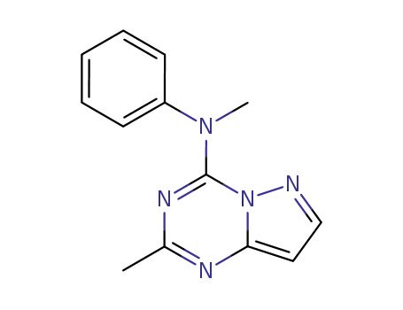 2-methyl-4-(N-methyl-N-phenylamino)pyrazolo[1,5-a]-1,3,5-triazin-4-one