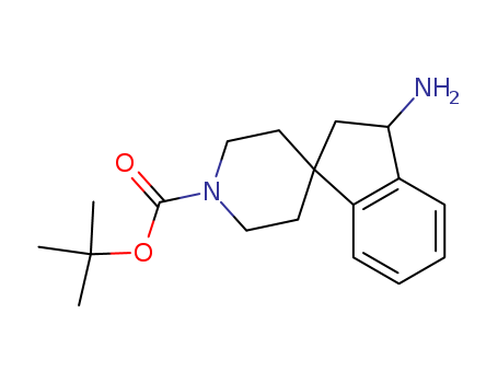 tert-Butyl 3-amino-2,3-dihydro-1'H-spiro[indene-1,4'-piperidine]-1'-carboxylate
