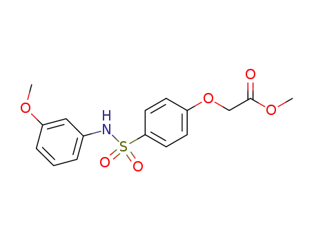 methyl {4-[(3-methoxyanilino)sulfonyl]phenoxy}acetate