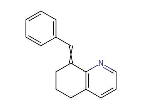 Molecular Structure of 28707-60-0 (Quinoline, 5,6,7,8-tetrahydro-8-(phenylmethylene)-)